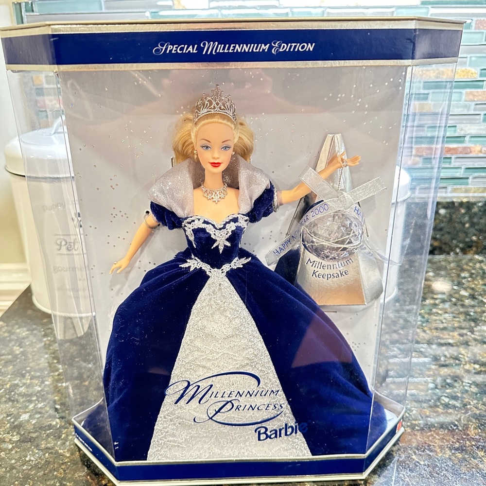 Barbie Millennium Princess in Royal Blue and Silver